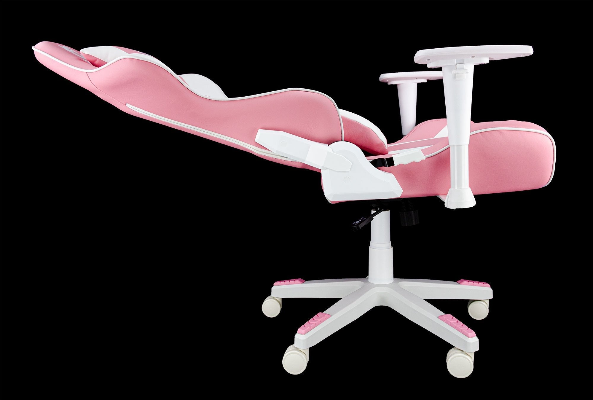 Talius Silla Dragonfly Gaming White/Pink, 2d, Butterfly, Base Nylon, Ruedas 60mm Nylon, Gas Clase 4,