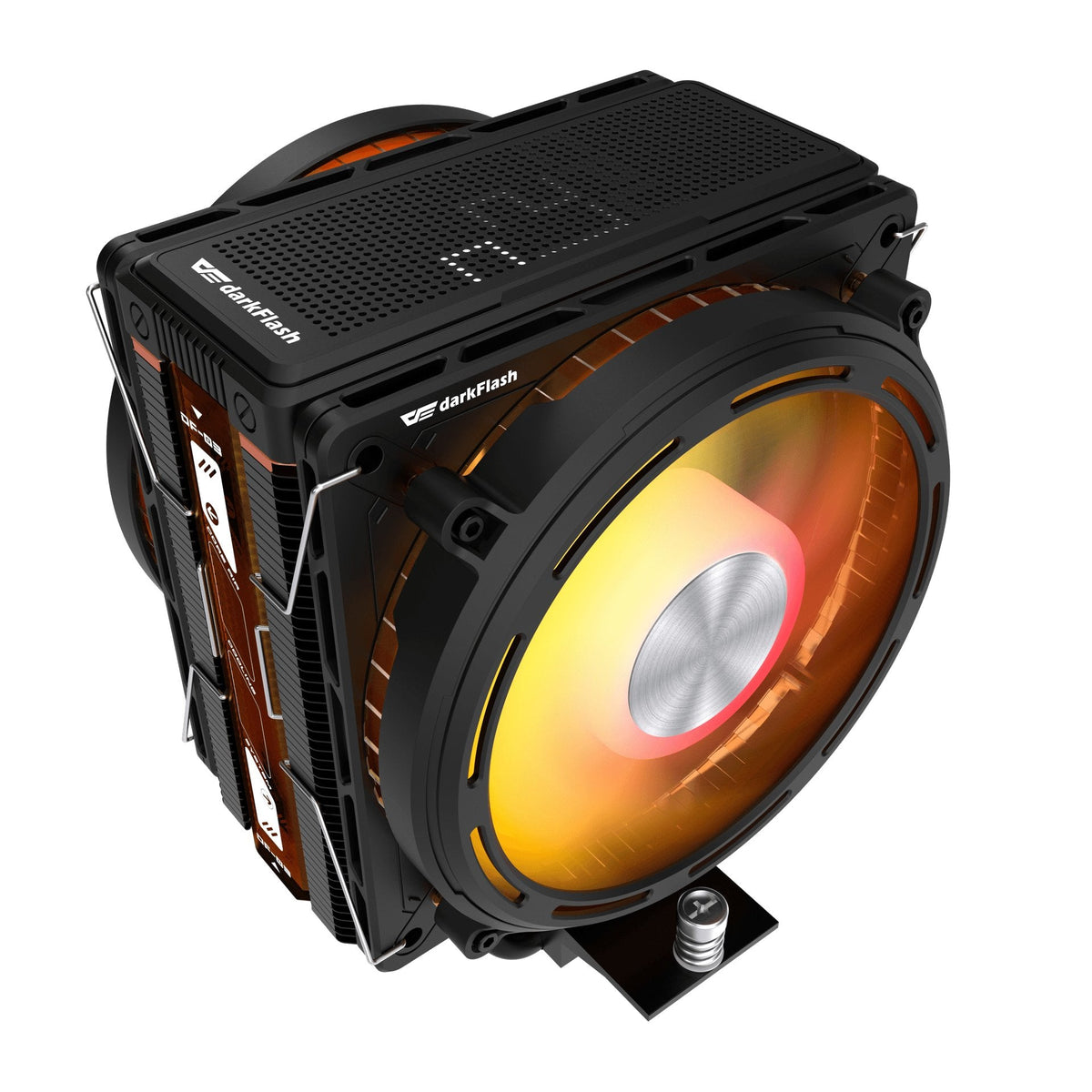 Ventilador Universal Explore E400 Plus A-Rgb Negro Darkflash Ventilador De 120 Mm / Argb / 230 W Tdp / 1851/1700/1200/115x Y Amd Am5/Am4