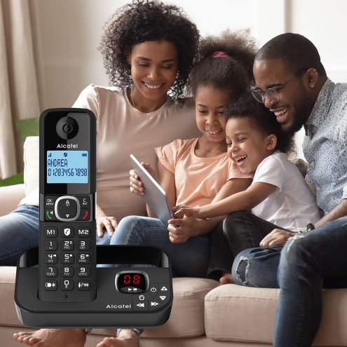 Alcatel F860 - Dect Schnurlostelefon - Grosses Display
