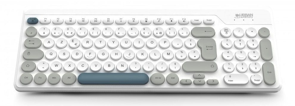Teclado Inalámbrico Urban Factory Onlee (Blanco)