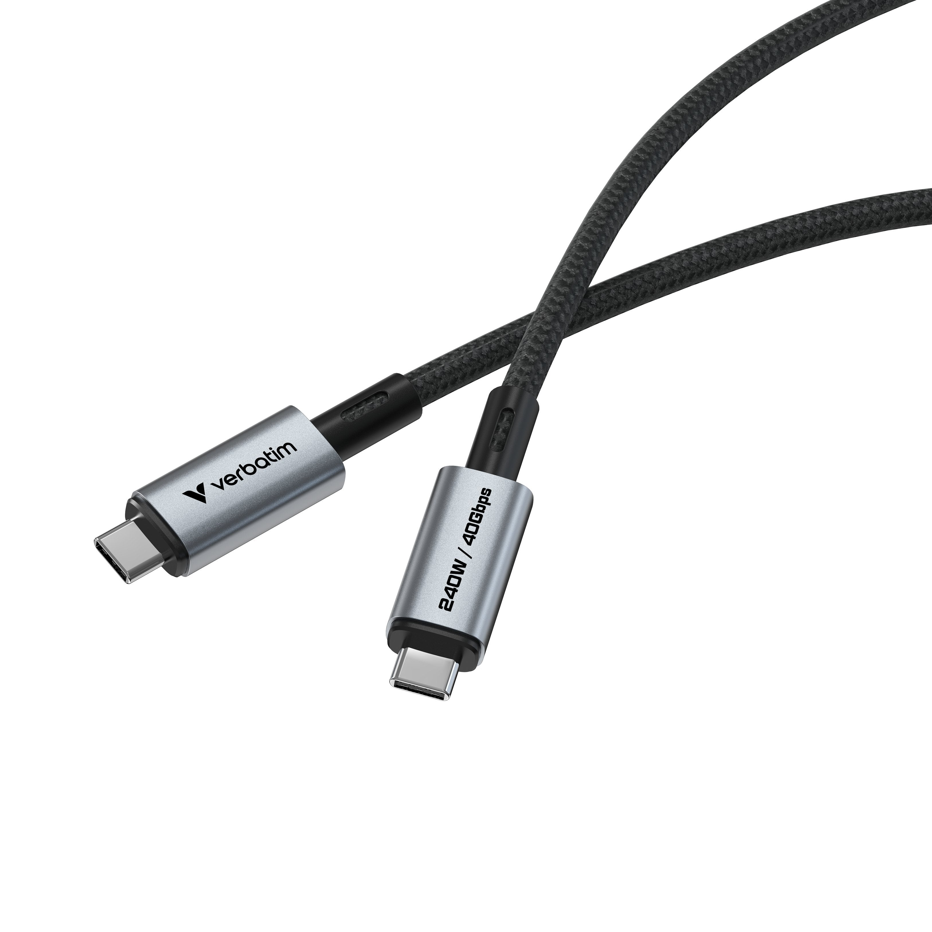 Verbatim Sync & Charge Usb C To Usb C 240w 40 Gbps120 Cm