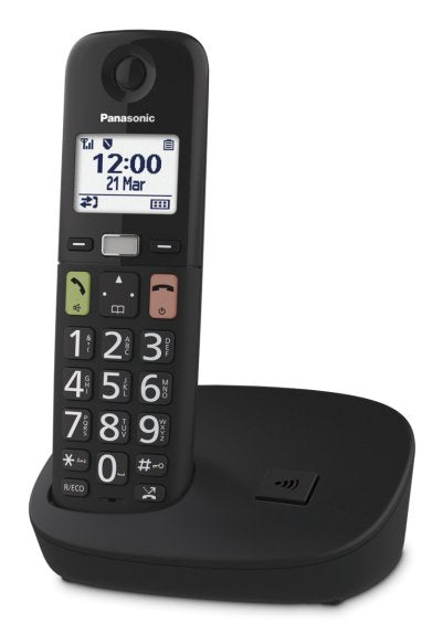 EAN 5025232964185 - Panasonic KX-TGU112 Teléfono DECT Identificador de llamadas Negro imagen 2