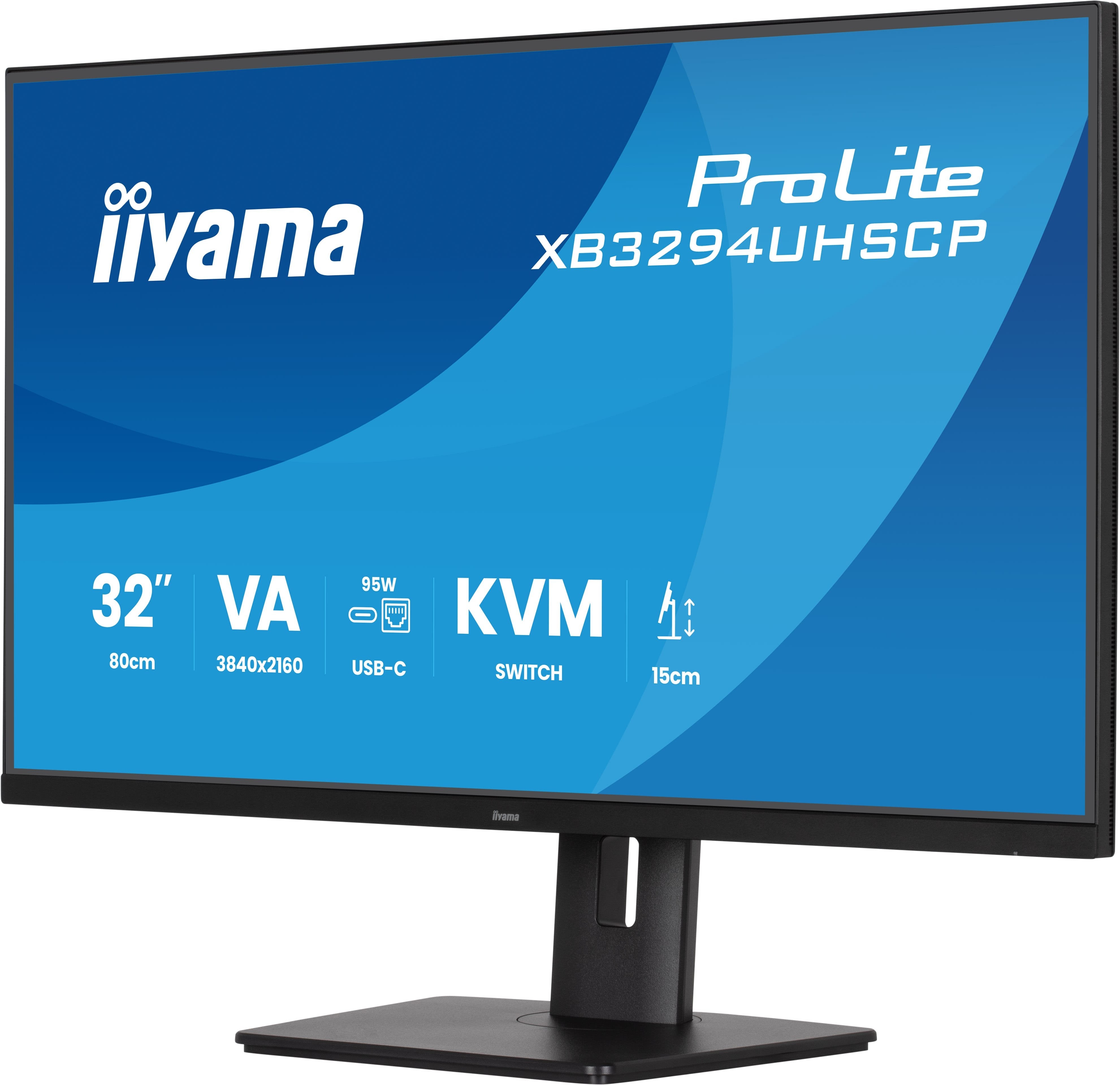 Iiyama 80,0cm 32" Xb3294uhscp-B1 16:9 2xhdmi+Dp+2xusb-C