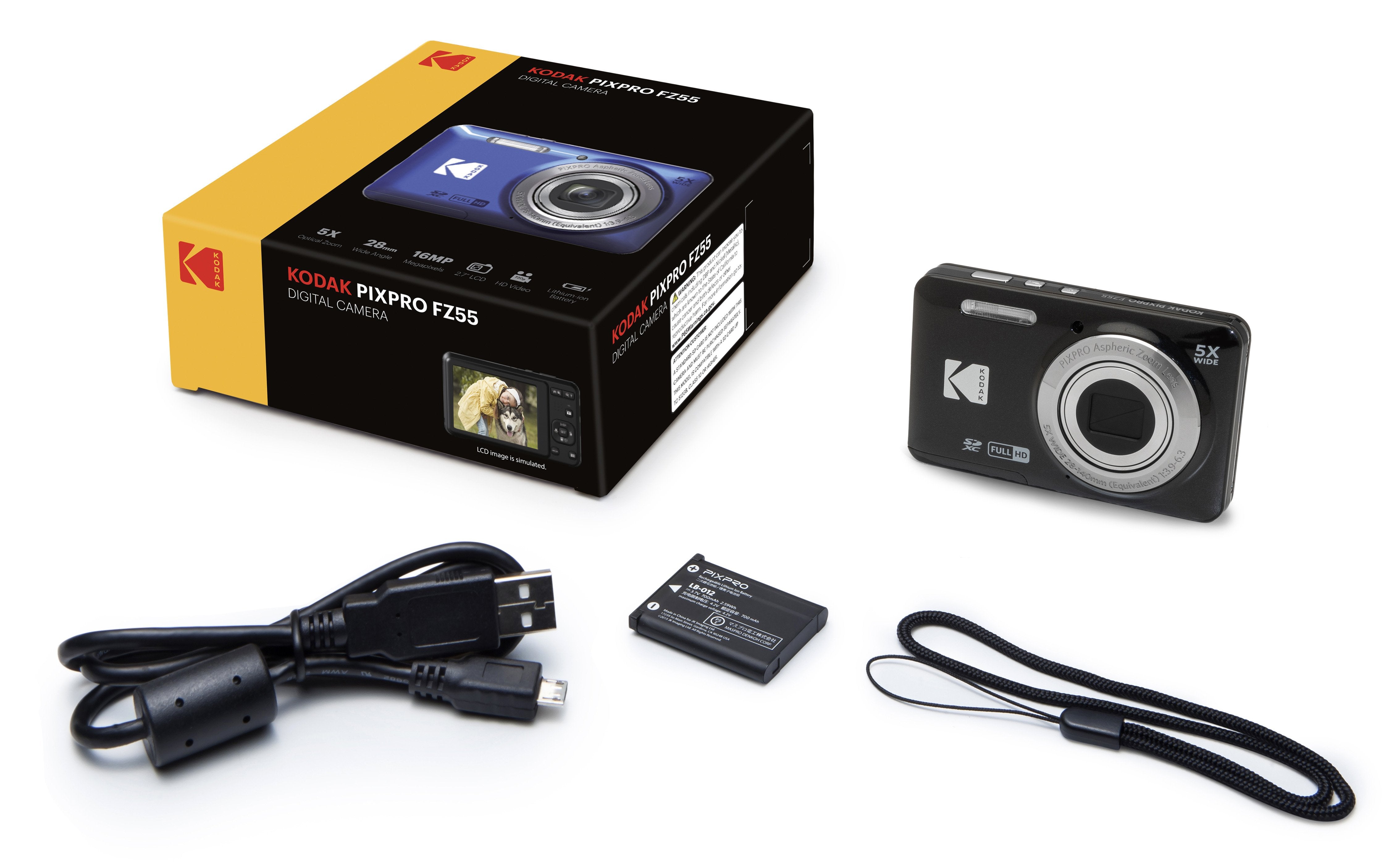 EAN 0819900014068 - Kodak PIXPRO FZ55 1/2.3" Cámara compacta 16 MP CMOS 4608 x 3456 Pixeles Negro imagen 5