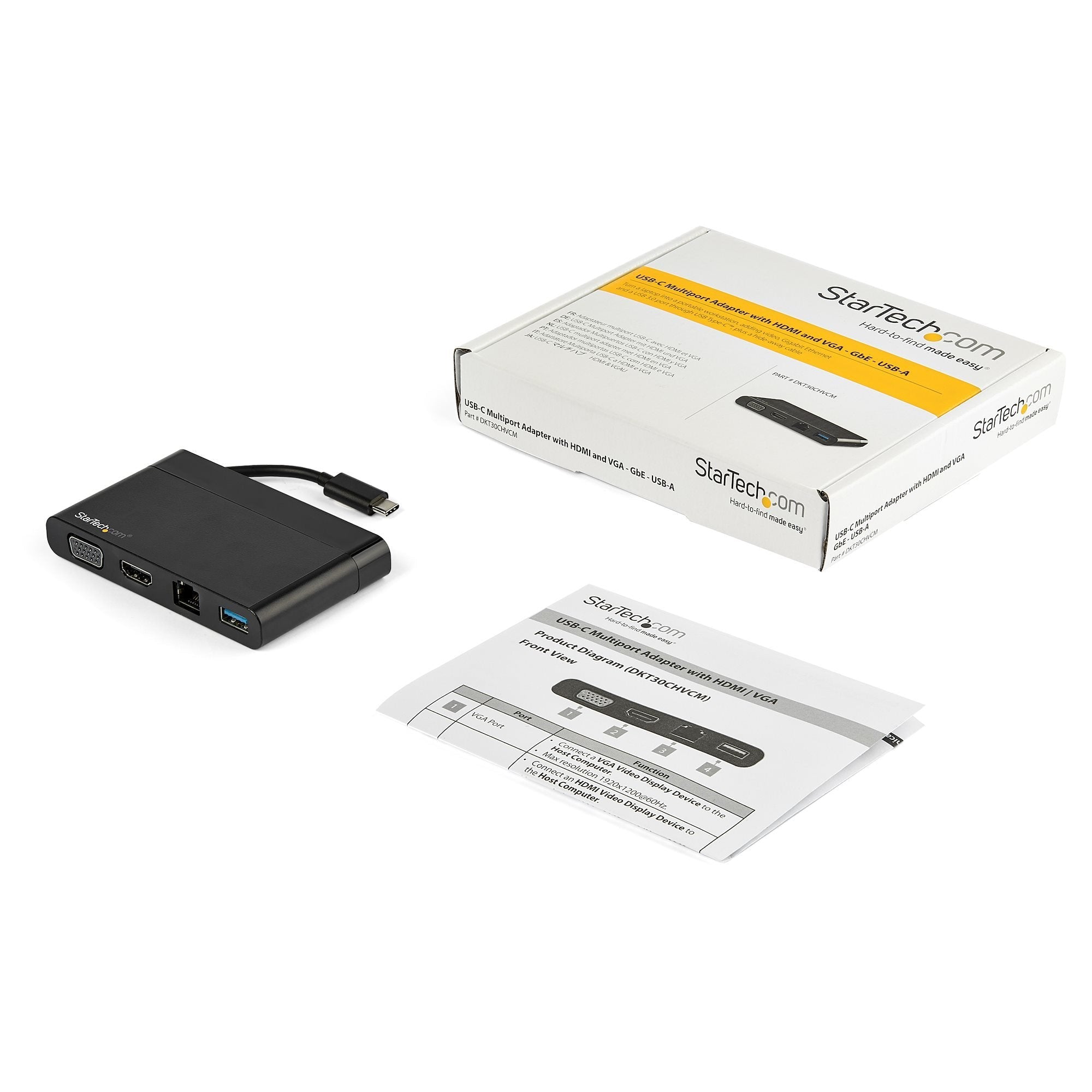 EAN 0065030880152 - StarTech.com DKT30CHVCM base para portátil y replicador de puertos Alámbrico USB 3.2 Gen 1 (3.1 Gen 1) Ty imagen 5