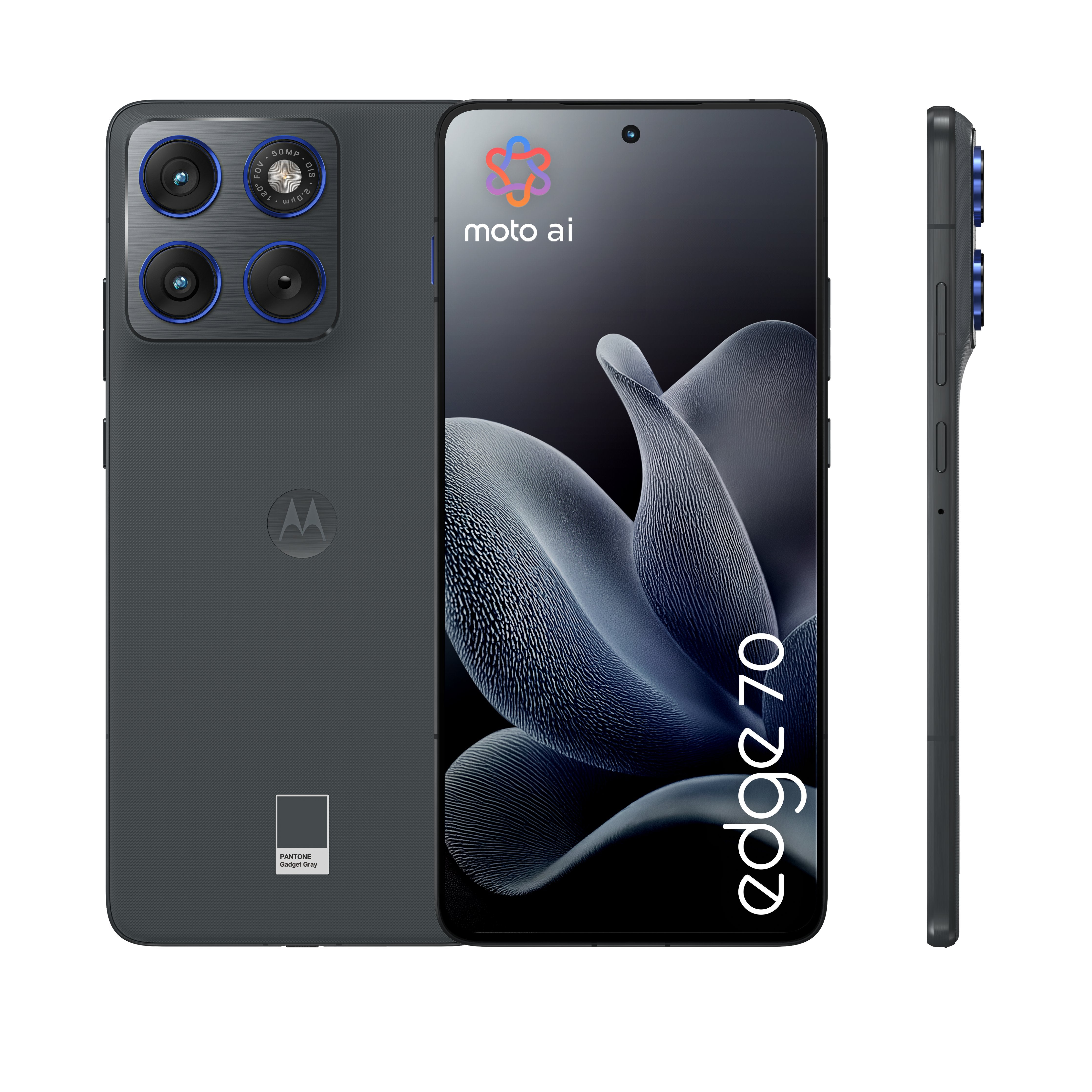 Motorola Edge 70 6.7" Dual Sim Android 16 Usb Type-C 12 Gb 512 Gb 4800 Mah Gris