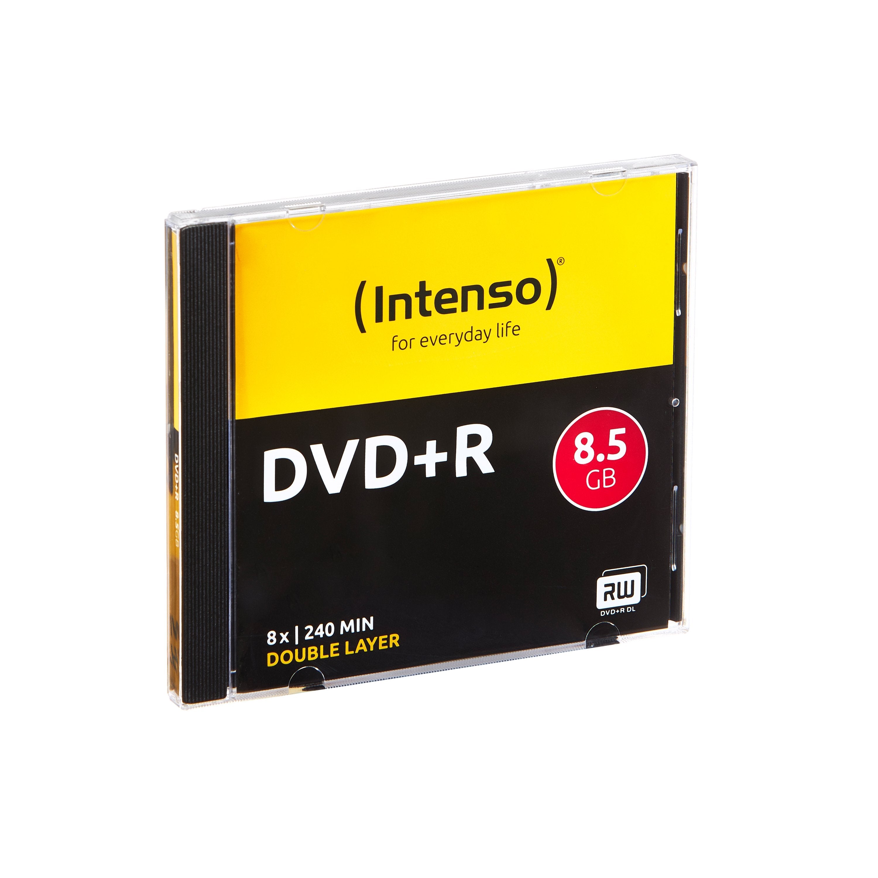 Intenso Dvd+R 8.5gb, Dl, Jewelcase Double Layer  5 Pieza(S)