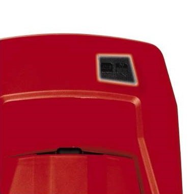 Cortacésped  Einhell Ge-Cm 36/37 Li-Solo Manual Batería Negro, Rojo Rojo/Negro, Cortacésped Manual, 37 Cm, 2,5 Cm, 7,5 Cm, 45 L, Escalonado