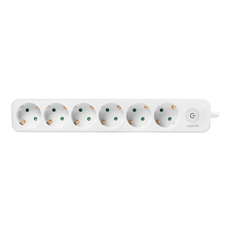 Logilink Lps247 Base Múltiple 1,5 M 6 Salidas Ac Interior Blanco