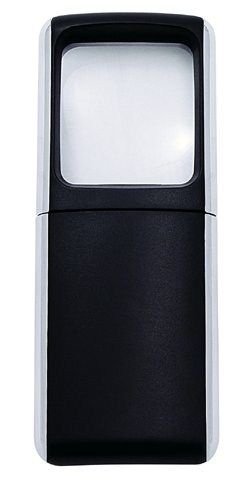 Wedo Rechtecklupe Con Led-Licht, Inkl. Batt. A Sb-Karte