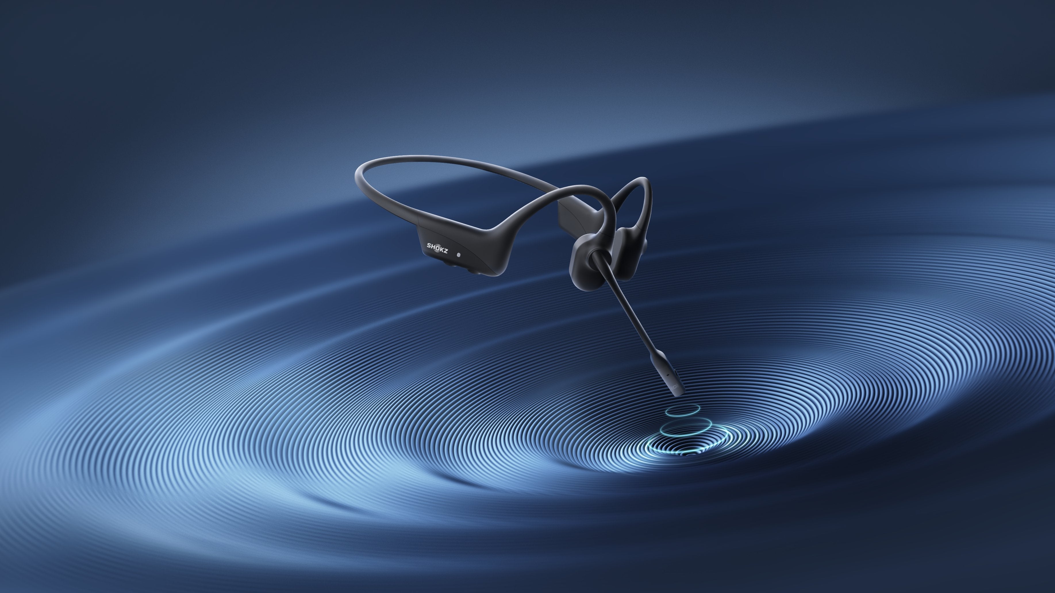 Auriculares  Shokz Opencomm  Inalámbrico  Usb Tipo A Bluetooth Negro