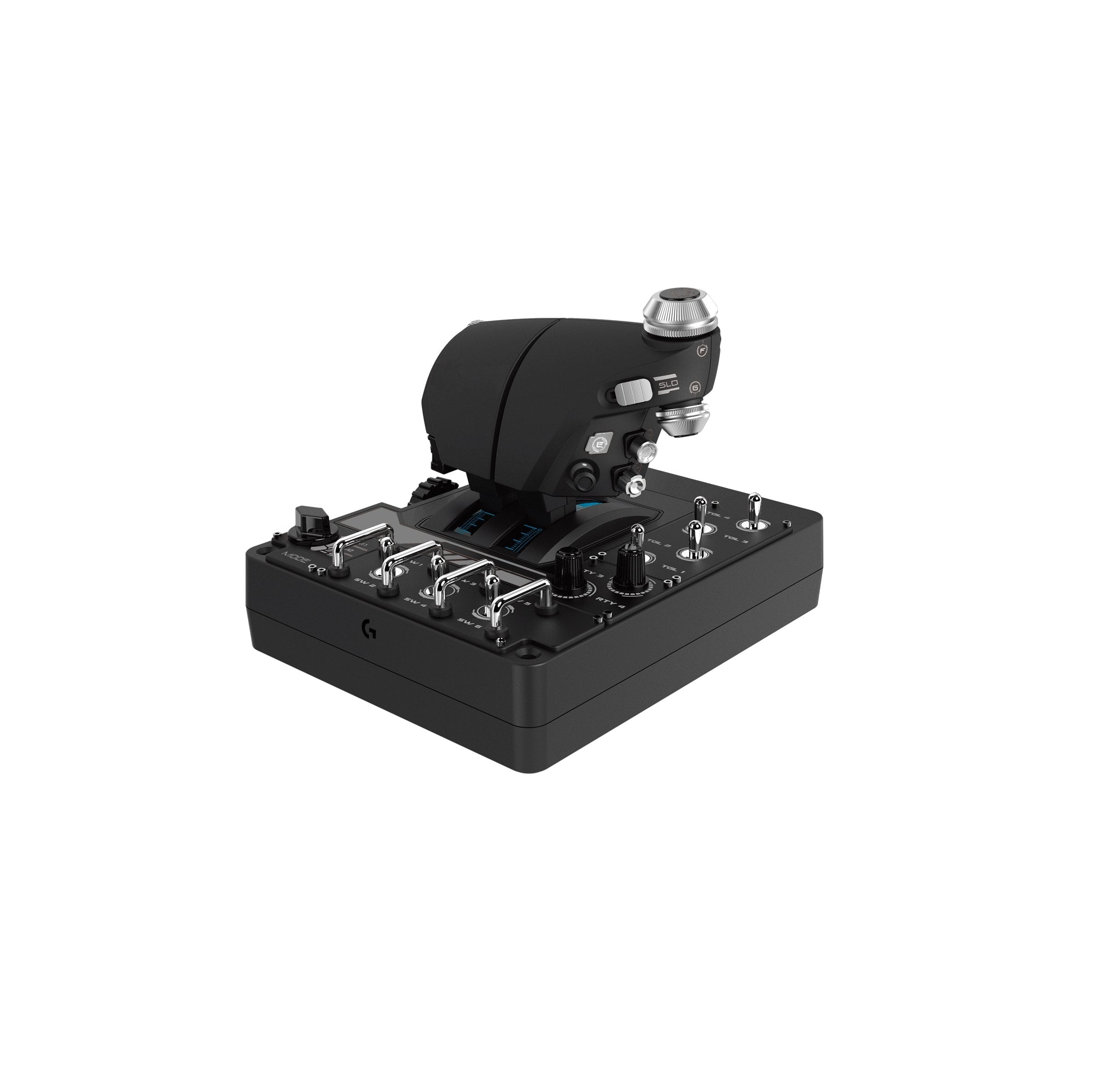 Logitech X56 Hotas Joystick + Acelerador Usb - Iluminacion Rgb - 31 Botones Programables, 13 Ejes Y 5 Selectores De