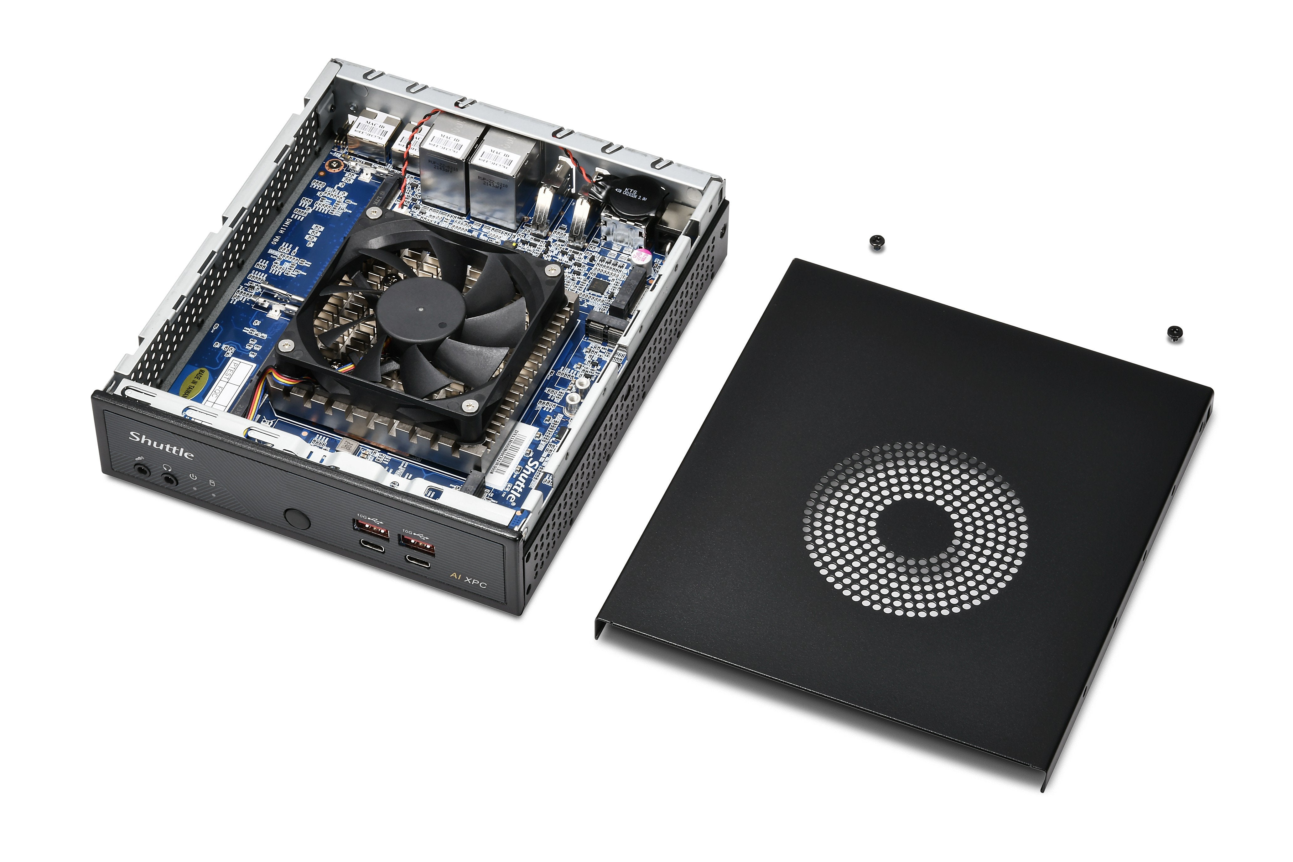 EAN 887993007311 - Shuttle Slim AI PC DN11H9 1,35 l tamaño PC Negro 185H Intel® SoC imagen 6