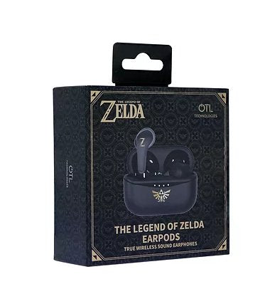 Auriculares  Otl The Legend Of Zelda Tws Negro Bluetooth Para Niños