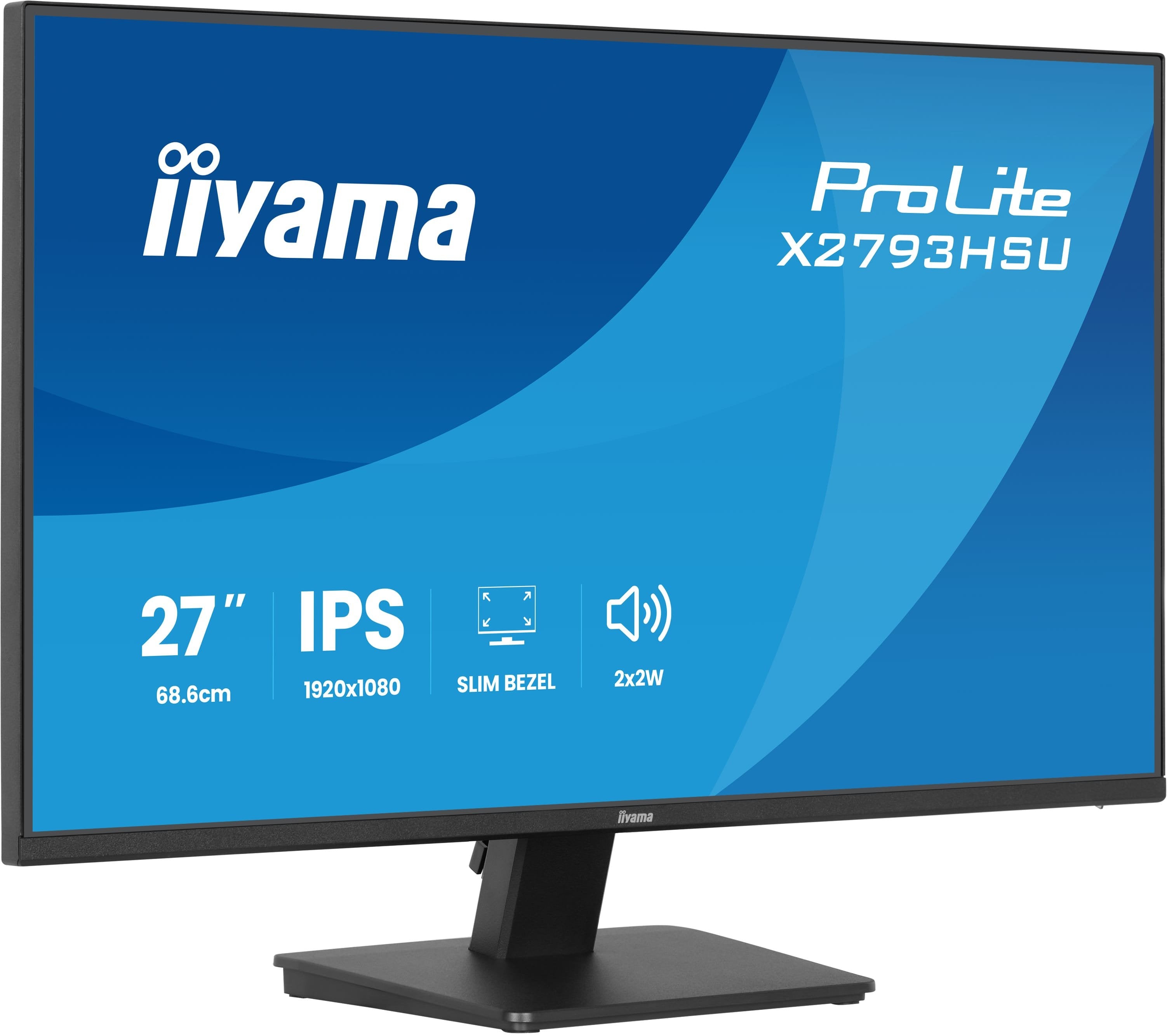 Iiyama 68.6cm 27" X2793hsu-B1 16:9 Hdmi+Dp+2xusb Ips