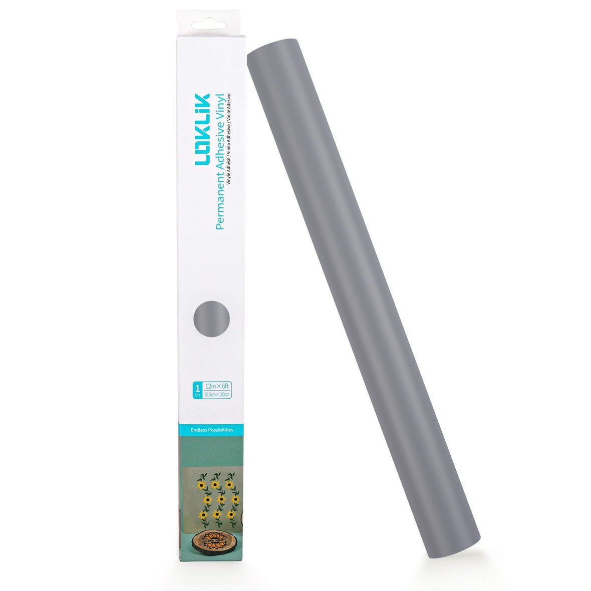 Loklik Permanent Adhesive Vinyl Matte - Light Gris