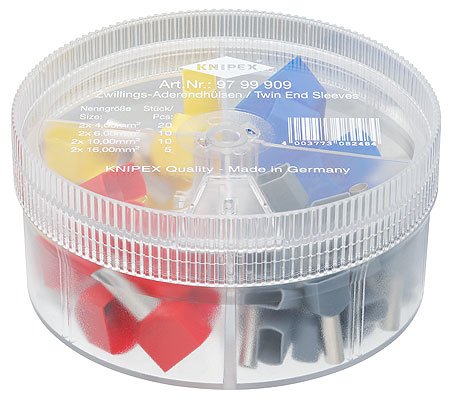 Knipex Sortiment Isol. Zwillings-Aderendhlsen