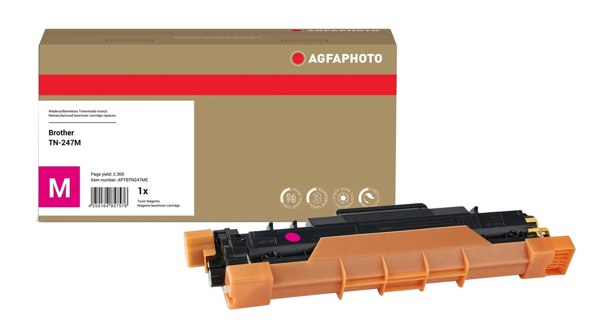 EAN 4250164857576 - AgfaPhoto APTBTN247ME cartucho de tóner 1 pieza(s) Compatible Magenta imagen 1