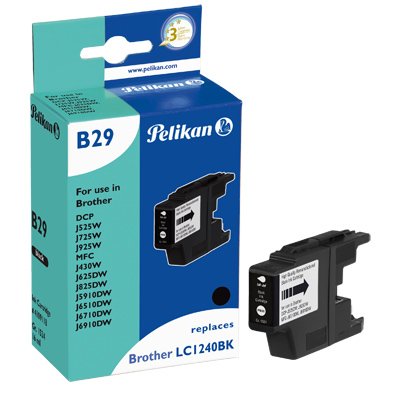 Tinta Pelikan Brother B29 Lc1240 Bk Negro Remanufactured