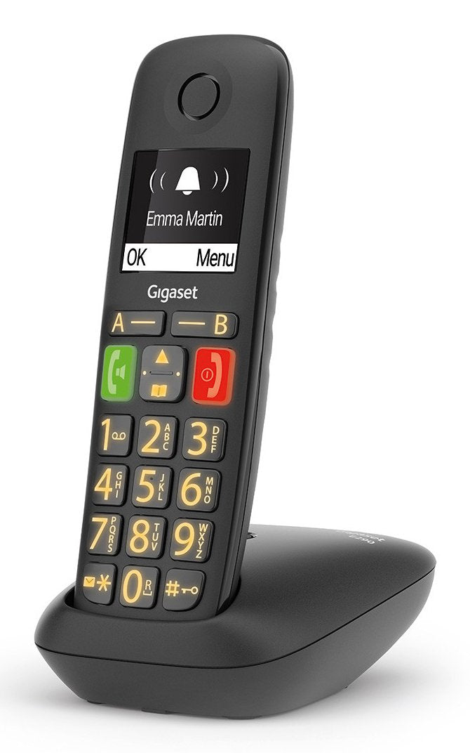 EAN 4250366856186 - Gigaset E290A Teléfono DECT/analógico Identificador de llamadas Negro imagen 3