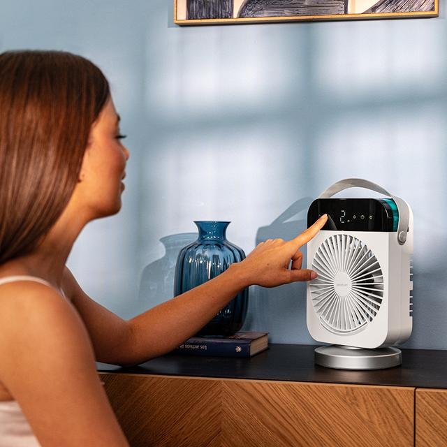 Climatizador Cecotec 8356 Sobremesa 300ml Tactil Digital Oscilacion Temporizador