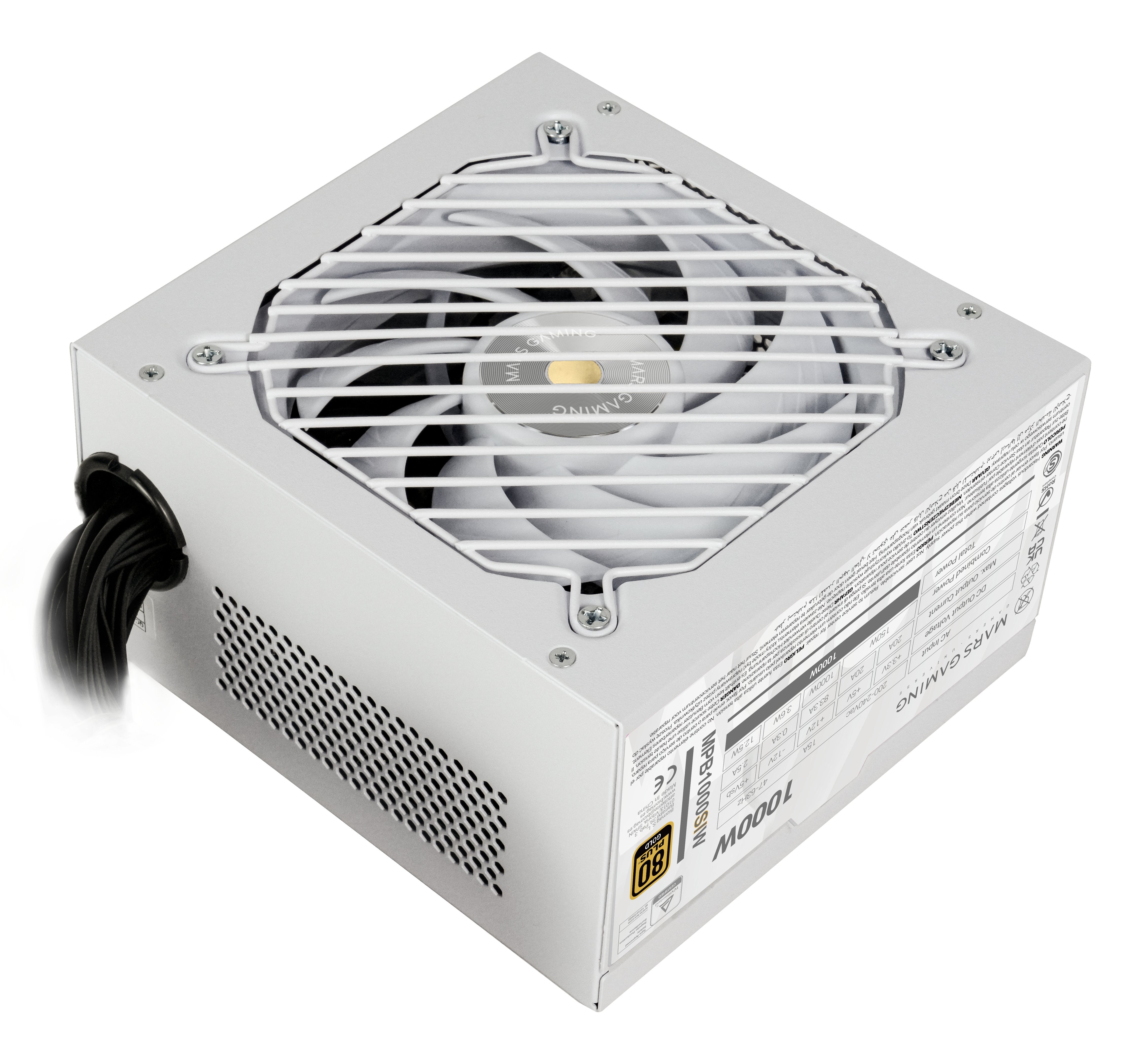 Fuente De Alimentación  Mars Gaming Mpb1000siw1000 W 24-Pin Atx Atx Blanco