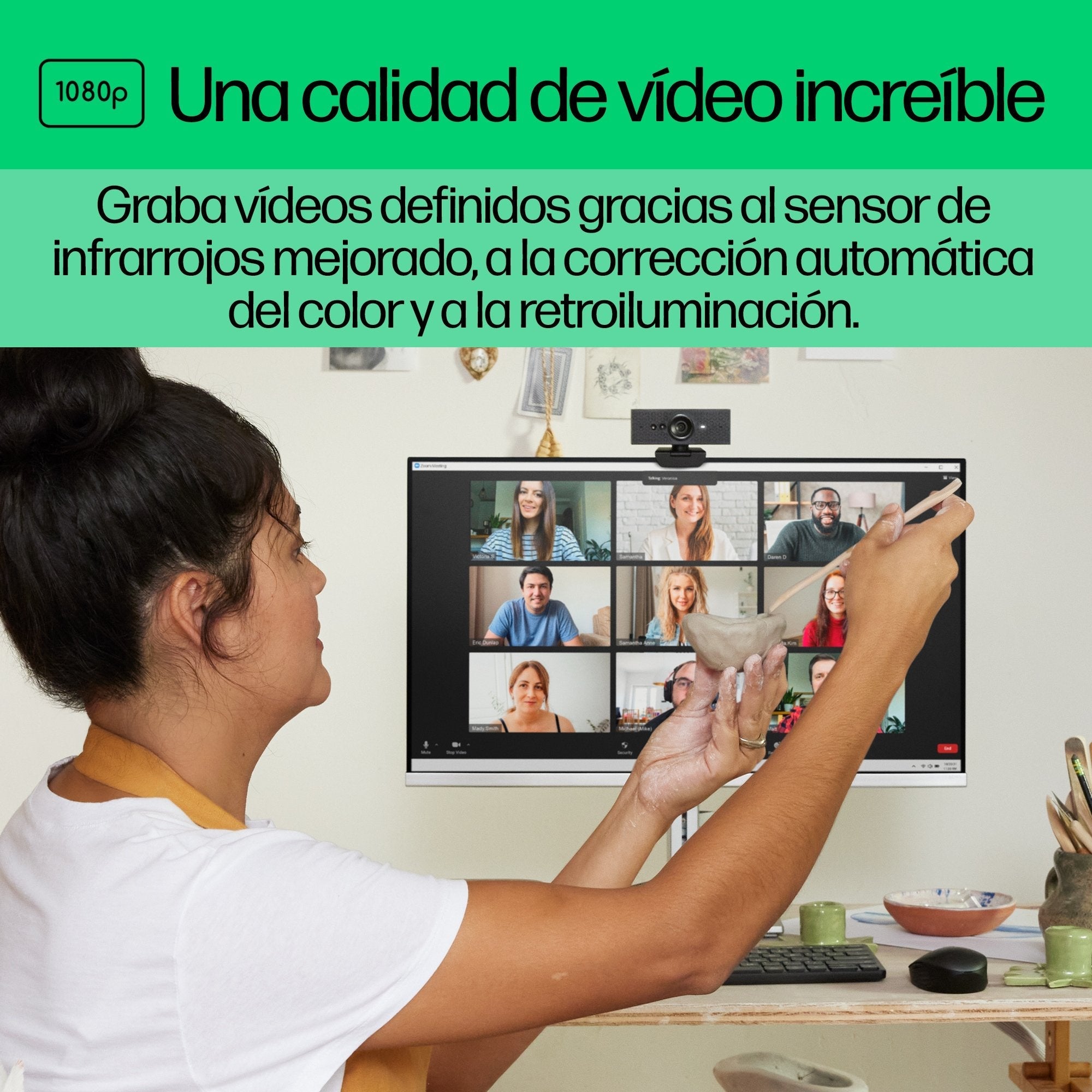 Hp Cámara Web 620 Fhd