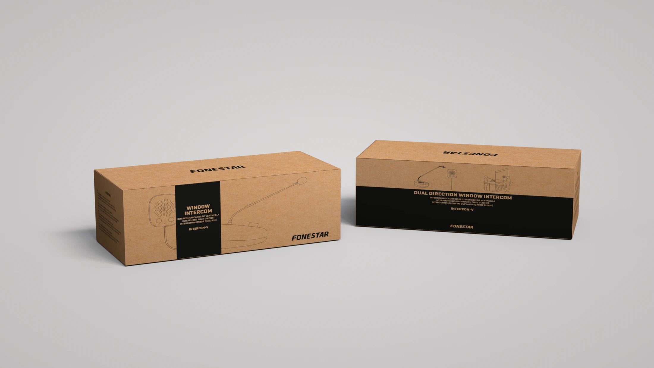 EAN 8422521011600 - Fonestar INTERFON-V micrófono Negro Microphone set imagen 8