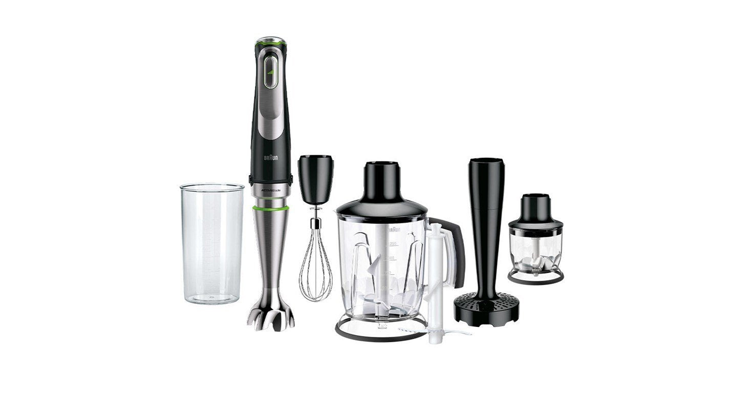 Braun Multiquick 9 Mq 9147x 0,6 L Batidora De Inmersión 1200 W Negro, Acero Inoxidable