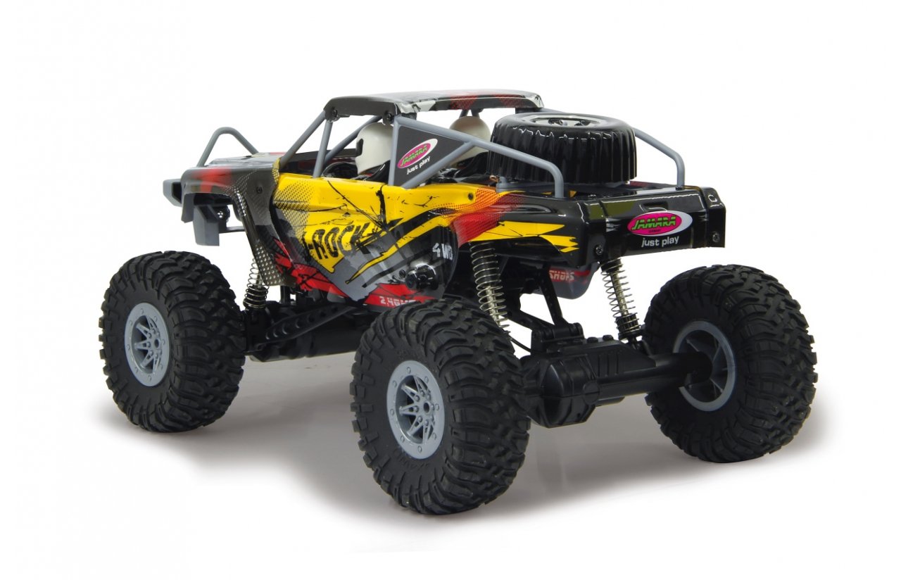 Jamara J-Rock Crawler 4wd Modelo Controlado Por Radio Camión Oruga Motor Eléctrico 1:10, Radiocontrol Gris/Amarillo, Camión Oruga, 1:10, 14 Año(S), 1200 Mah, 1,56 Kg