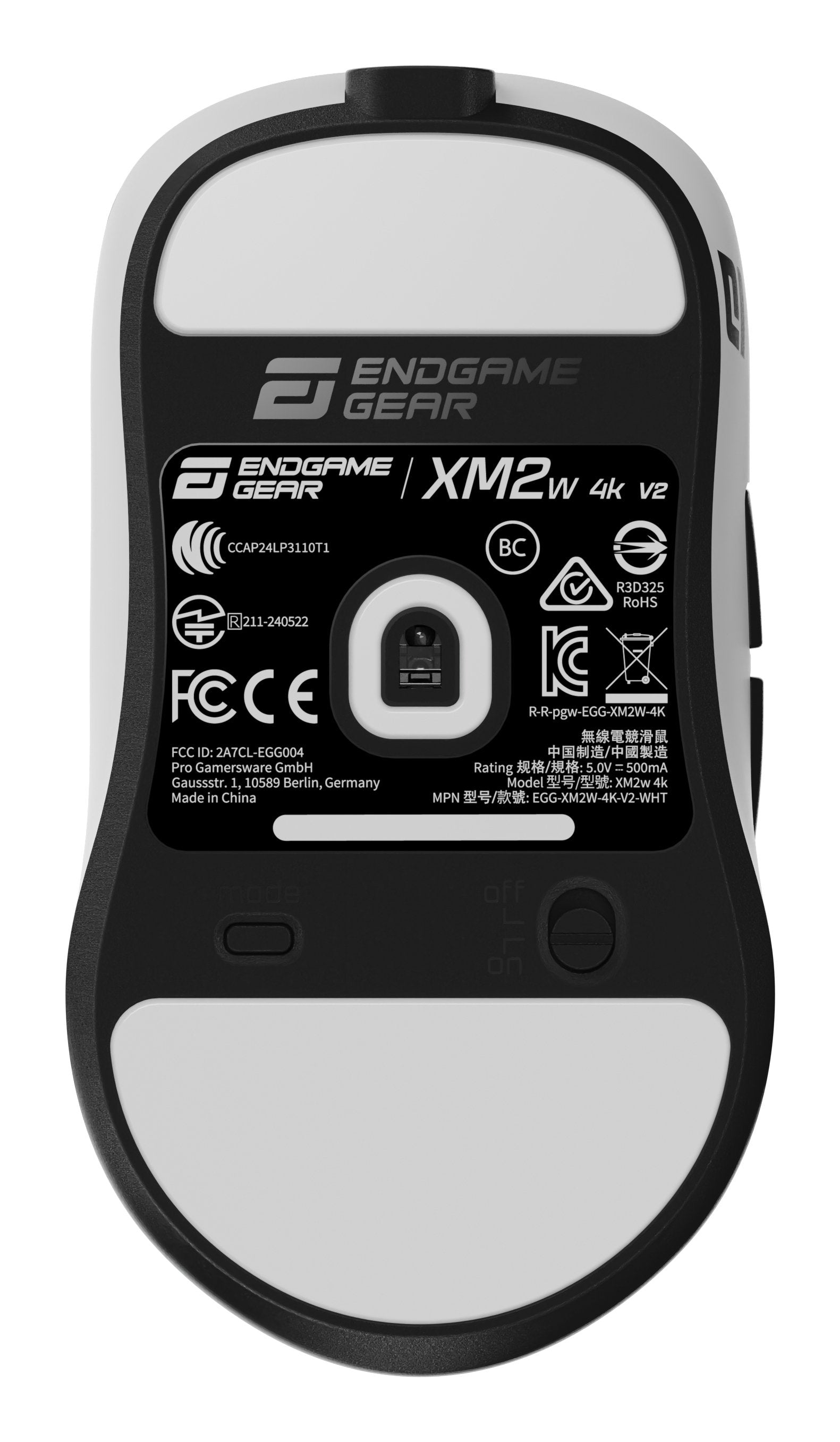 Endgame Gear Xm2w 4k V2 Gaming Mouse - Blanco