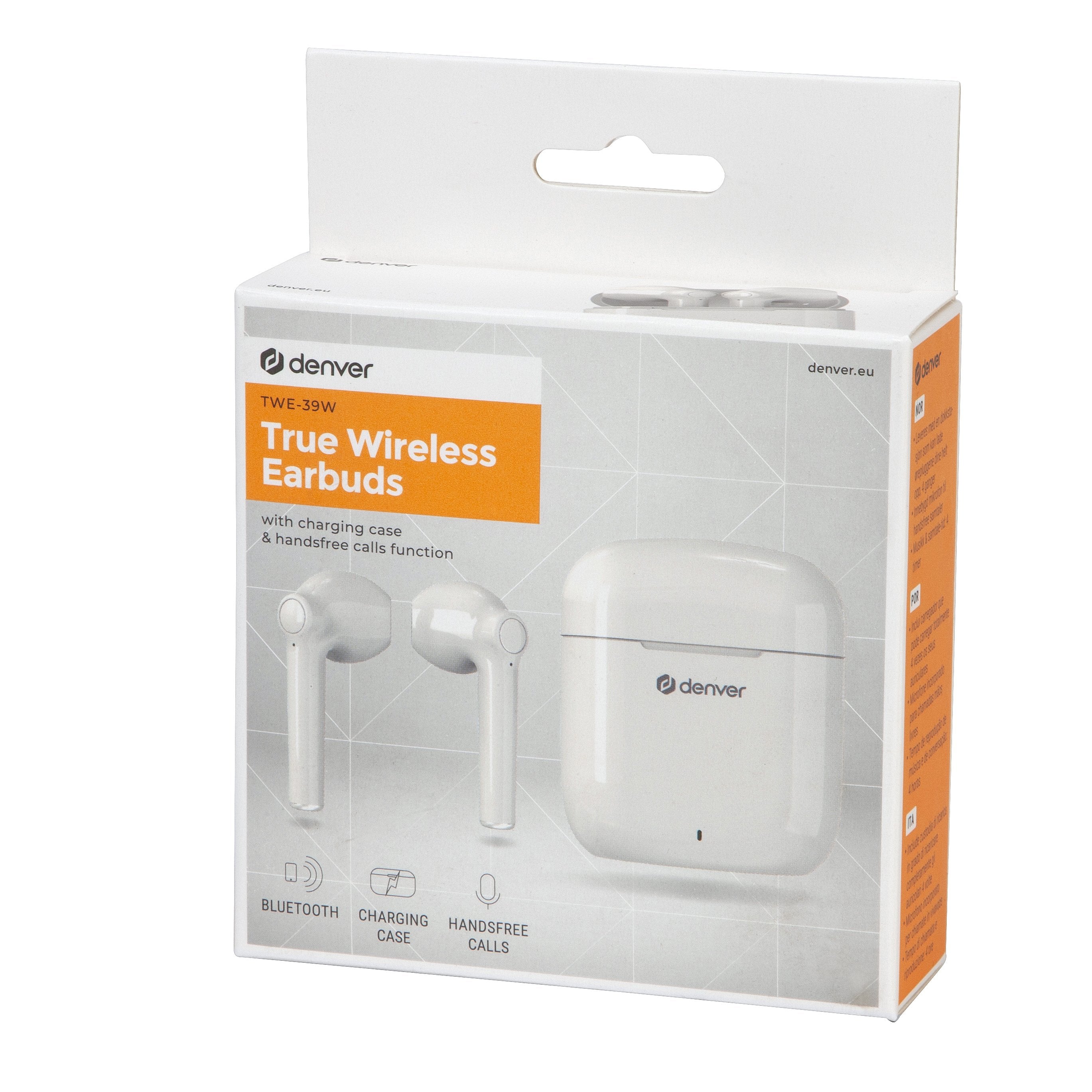 EAN 5706751062025 - Denver TWE-39W auricular y casco Auriculares True Wireless Stereo (TWS) Dentro de oído Llamadas/Música Bl imagen 9