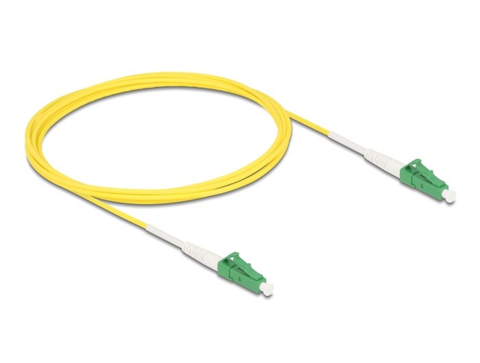 Delock Cable Lichtwellenleiter Lc-Apc Zu Lc-Apc Simplex Singlemode Os2 2 M