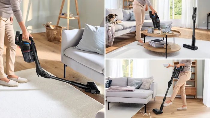 EAN 4242005469598 - Bosch Unlimited 10 Aspiradora escoba 2 en 1 Batería Secar HEPA Sin bolsa 0,4 L Negro 4 Ah imagen 15