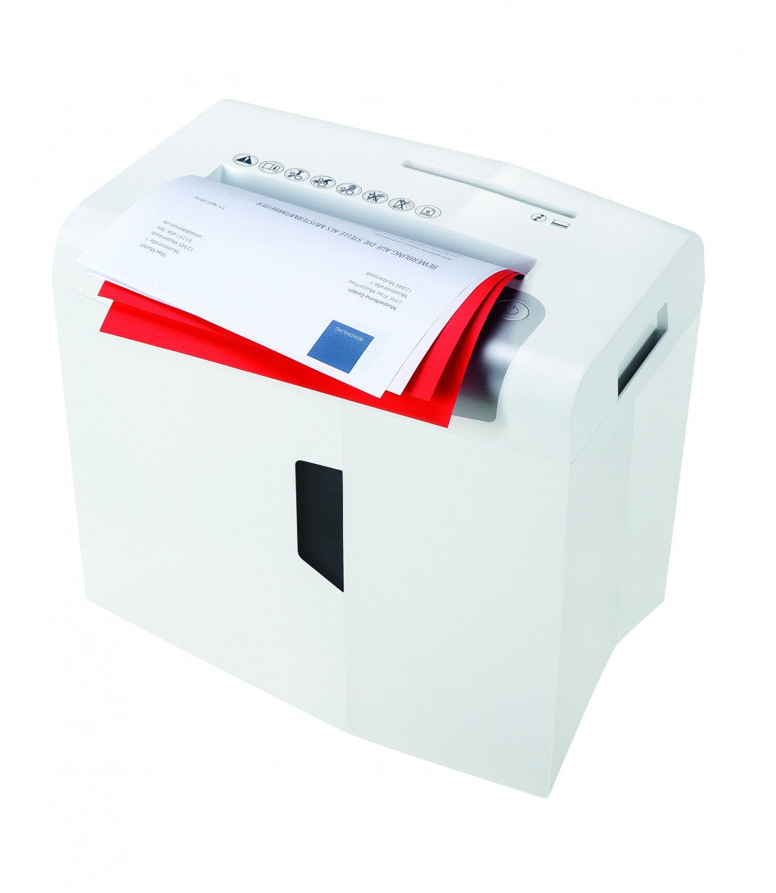 EAN 4026631057721 - HSM X5 triturador de papel Corte en partículas 58 dB 22 cm Plata, Blanco imagen 2