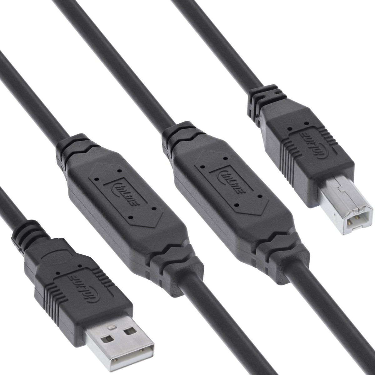 Inline® Usb 2.0 Active Cable, Usb-A Macho A Usb-B Male, 20m