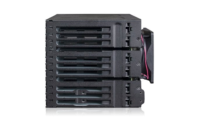 Icy Dock Mb924ip-B Parte Carcasa De Ordenador Universal Funda De Disco Duro, Chasis Intercambiable Negro, Universal, Funda De Disco Duro, Metal, Negro, 2.5", Ce, Rohs, Reach