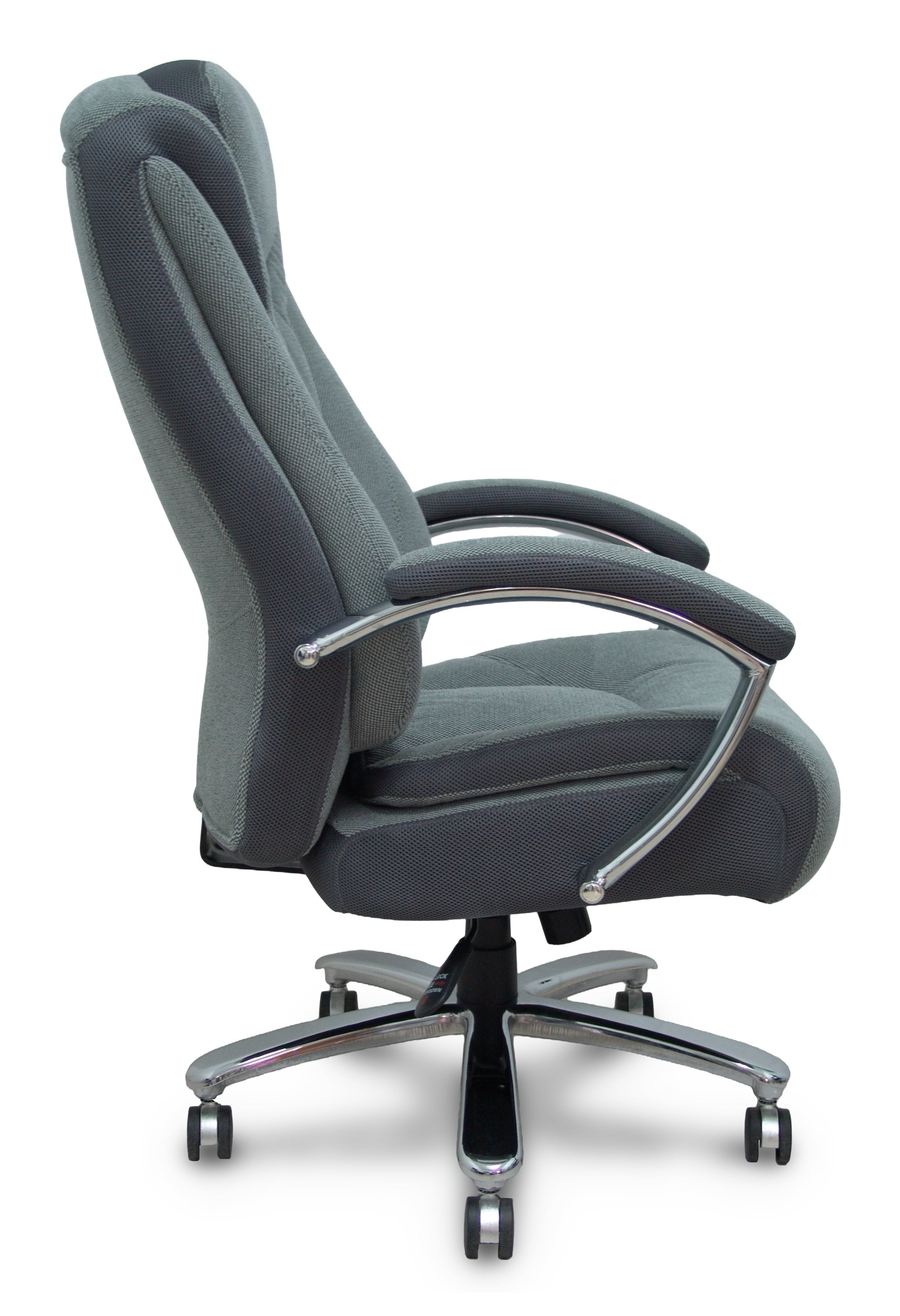 Piqueras Y Crespo Forol Sillon Ergo531 Basculante Tapizado Tela Y 3d Color Gris Base Cromo Ruedas Nailon 60mm