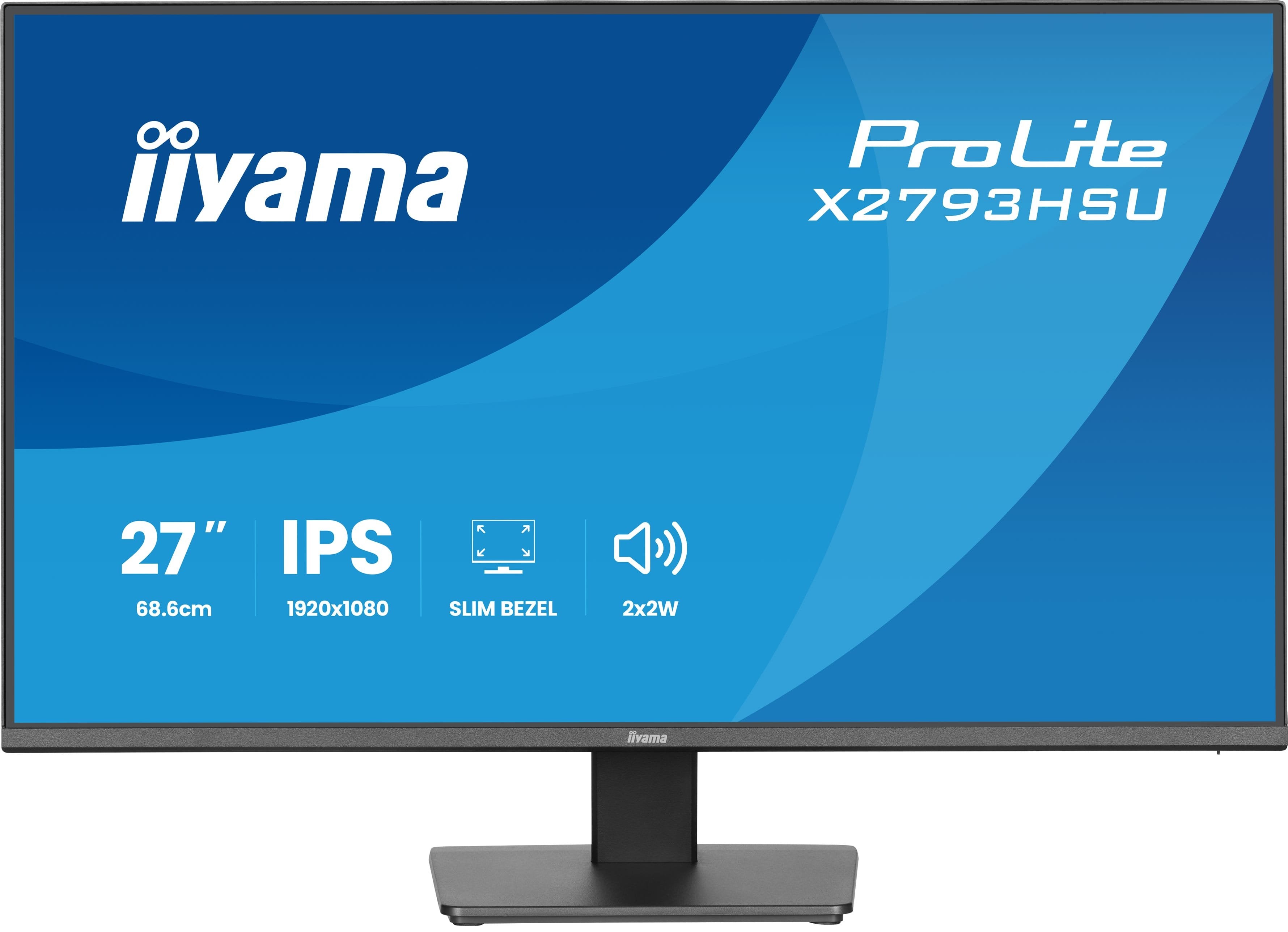 Iiyama 68.6cm 27" X2793hsu-B1 16:9 Hdmi+Dp+2xusb Ips