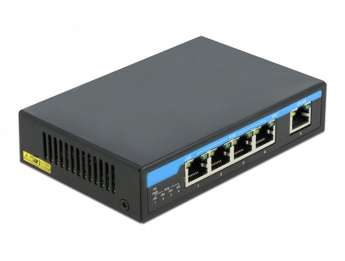Delock Gigabit Ethernet Switch 4 Port Poe + 1 Rj45