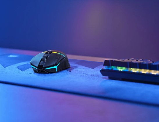Raton Corsair Inalambrico Gaming Nightsabre Rgb Bt Optico Negro Ch-931b011-Eu