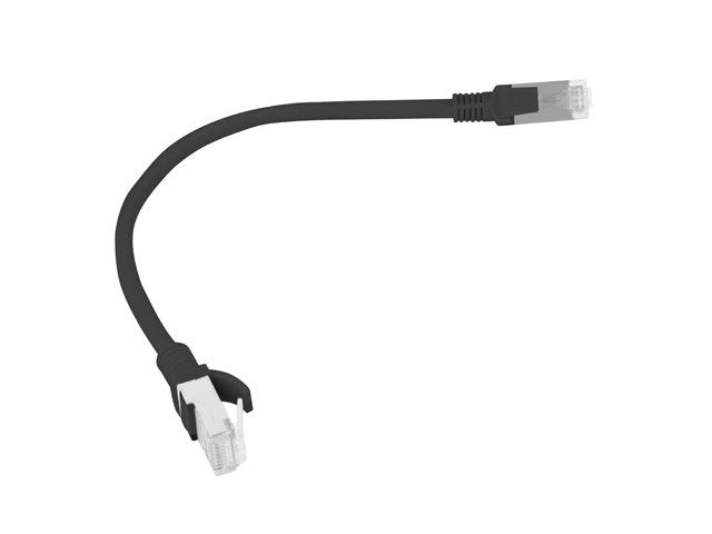 Lanberg Cable  De Red Pcu5-10cc-0025-Bk Rj45 Utp Cat 5e 0.25m Negro