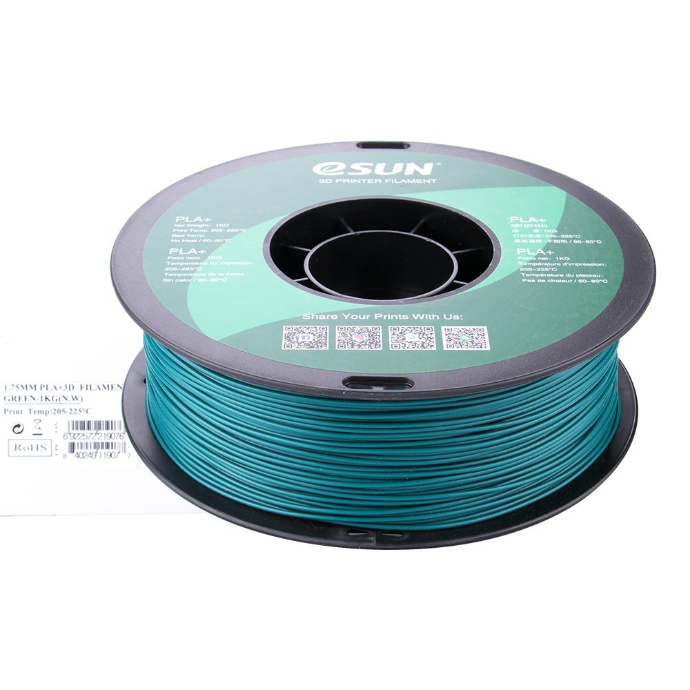 Pla+ 1,75mm Verde 1kg