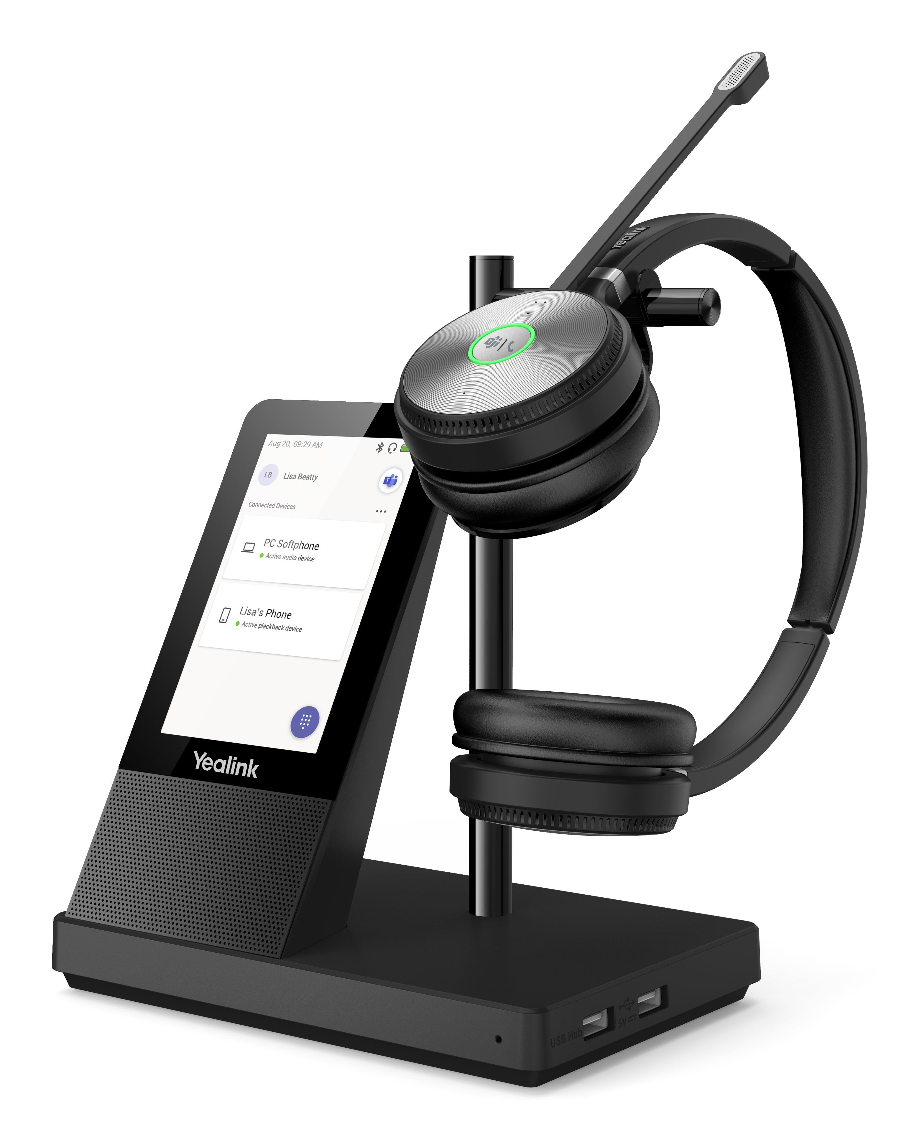 EAN 5715063217375 - Yealink WH66 Dual Teams Sistema de audioconferencia personal Inalámbrico Diadema Oficina/Centro de llamad imagen 5