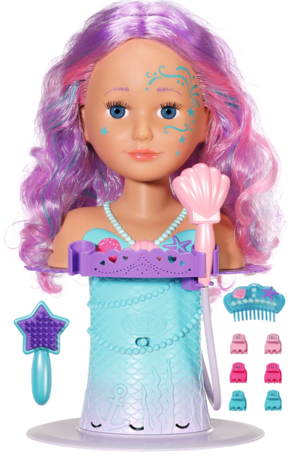 EAN 4001167830550 - BABY born Sister Styling Mermaid Head Muñeca de baño Multicolor imagen 22