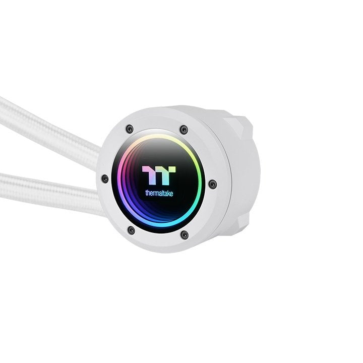 Thermaltake Th240 V2 Argb Sync All-In-One Liquid Cooler Snow Edition, Blanco