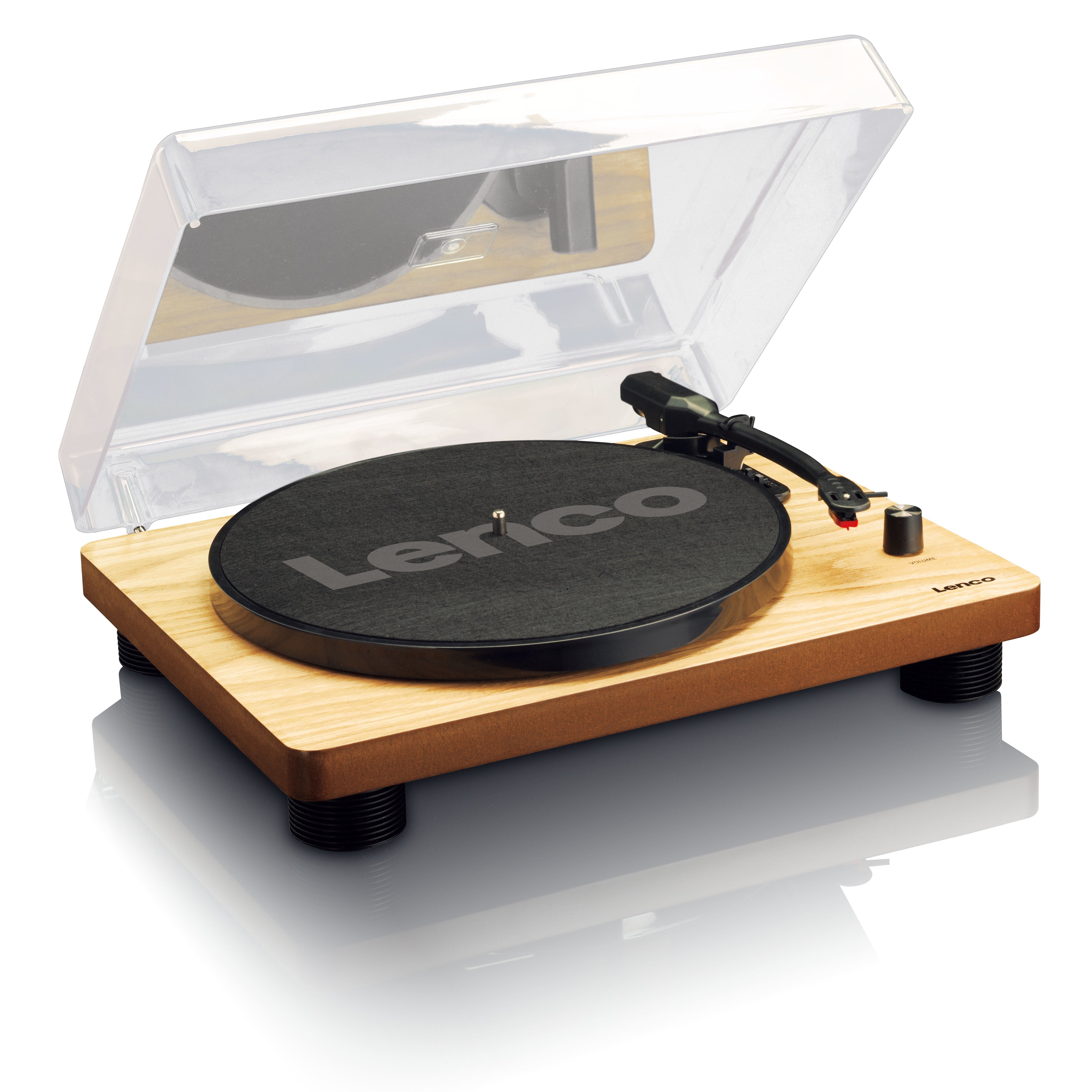 Lenco Ls-50 Tocadiscos De Tracción Por Correa Madera