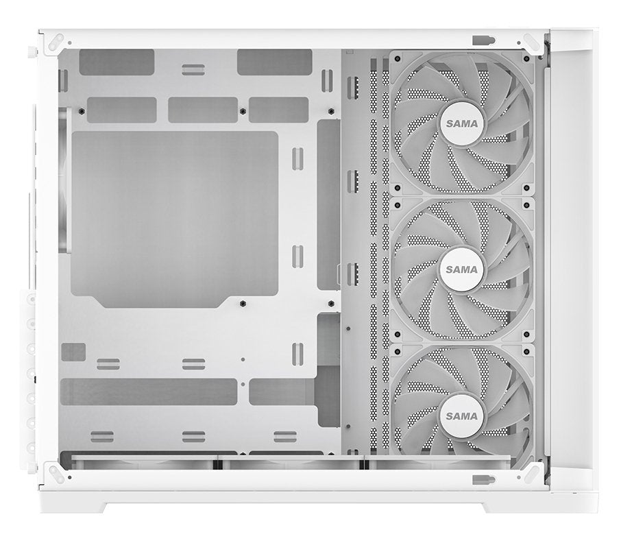 Sama V60 Atx Mid-Tower Atx Pc Case White Retail
