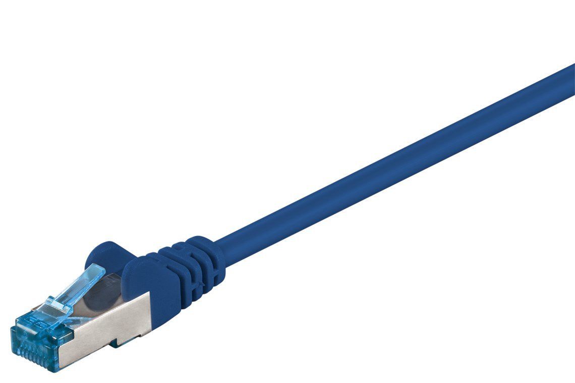 Latiguillo Cat 6a, S/Ftp,  2.00 M, Azul, Lszh Goobay