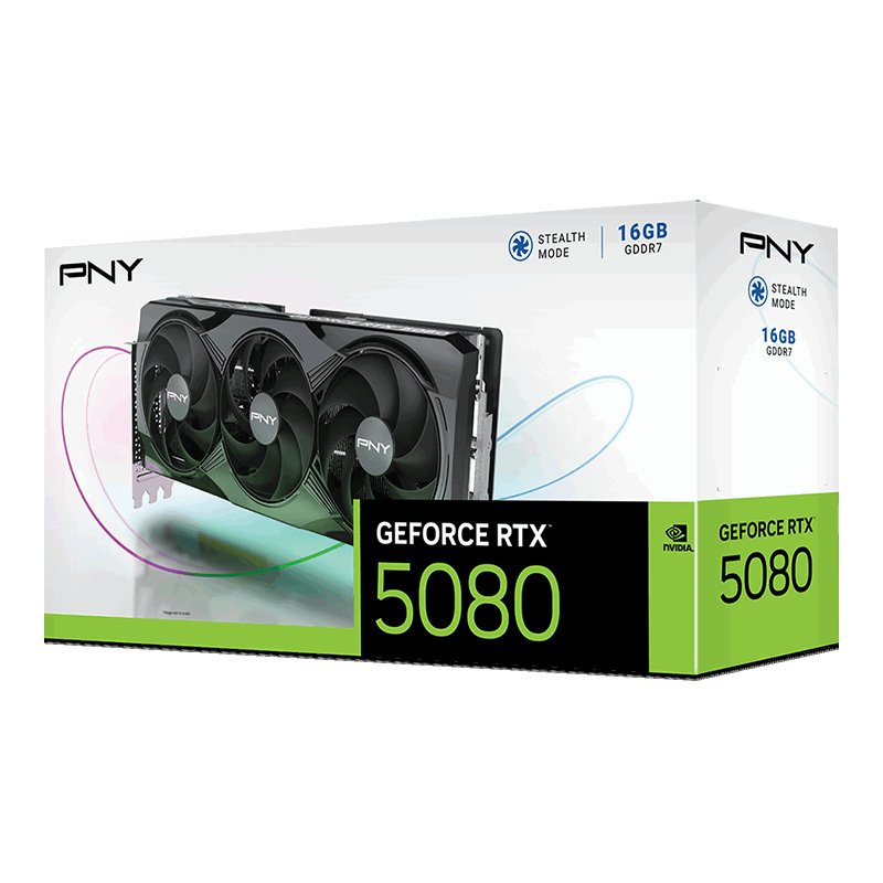 Tarjeta Grafica Pny Geforce Rtx 5080 Triple Fan  16 Gb Gddr7